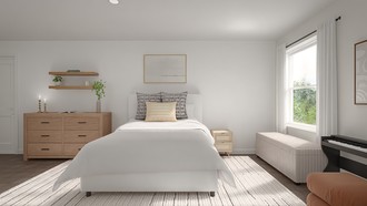 Contemporary Bedroom by Havenly Interior Designer Erika
