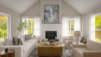 Transitional Living Room by Havenly Interior Designer Jacqui