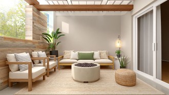 Southwest Inspired, Organic Modern Outdoor Space by Havenly Interior Designer Montserrat
