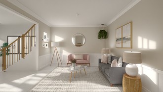 Midcentury Scandi, California Cool Living Room by Havenly Interior Designer Mélanie