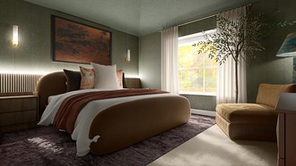 Eclectic Bedroom by Havenly Interior Designer Sophia
