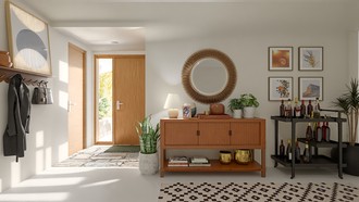 Midcentury Modern Entryway by Havenly Interior Designer Ivan