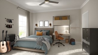Contemporary, Modern, Industrial, Inspired Modern Bedroom by Havenly Interior Designer Danie
