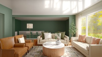 Bohemian, Transitional, Vintage Living Room by Havenly Interior Designer Hannah