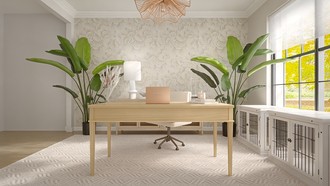 Coastal Office by Havenly Interior Designer Sophia