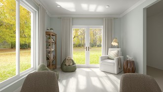 Transitional Reading Room by Havenly Interior Designer Alison