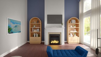 Modern, Coastal Living Room by Havenly Interior Designer Veronica