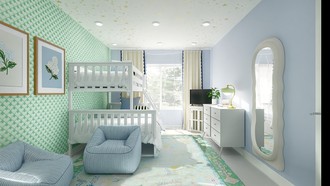 Modern, Artful Eclectic Bedroom by Havenly Interior Designer Katerina
