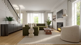Modern, Transitional Living Room by Havenly Interior Designer Zehra