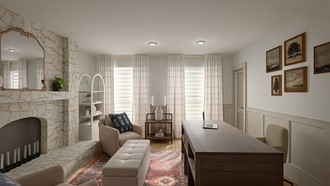 Traditional Charm Office by Havenly Interior Designer Ariel