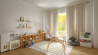 Scandinavian, Midcentury Scandi Playroom by Havenly Interior Designer Candida