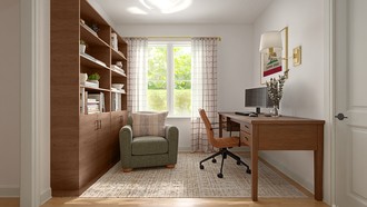 Classic, Transitional Office by Havenly Interior Designer Meagan