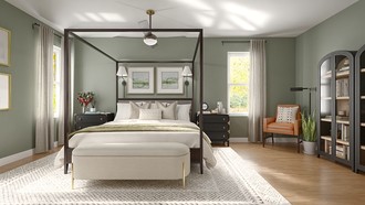 Classic, Warm Transitional, Artful Eclectic Bedroom by Havenly Interior Designer Estrellita