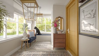 Vintage, Global Entryway by Havenly Interior Designer Reem