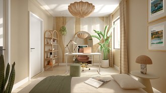 Contemporary, Minimal, Contemporary Luxe, Organic Modern, Warm Transitional Office by Havenly Interior Designer Anny