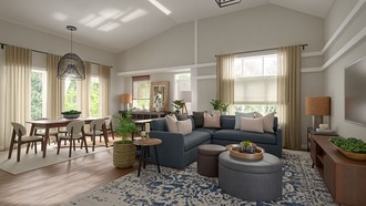 Eclectic, Traditional Living Room by Havenly Interior Designer Carolina