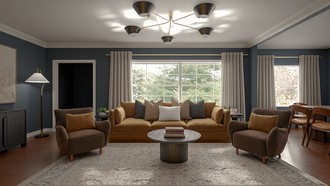 Modern, Traditional Living Room by Havenly Interior Designer Maria