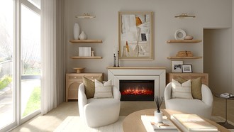 Modern, Transitional, Contemporary Luxe, Organic Modern, Warm Transitional, New Classic Living Room by Havenly Interior Designer Anny