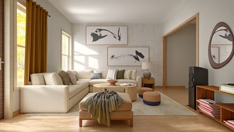 Organic Modern Living Room by Havenly Interior Designer Brandon