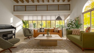 Southwest Inspired Living Room by Havenly Interior Designer Juan
