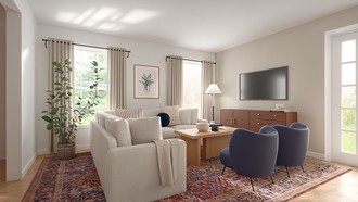 Contemporary, Modern Living Room by Havenly Interior Designer Maria