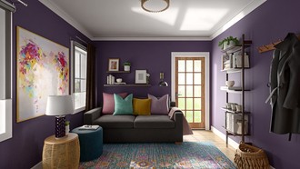 Eclectic, Inspired Modern Office by Havenly Interior Designer Carolina