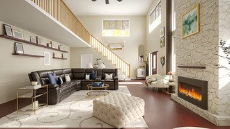 Classic, Glam, Transitional Living Room by Havenly Interior Designer Faith