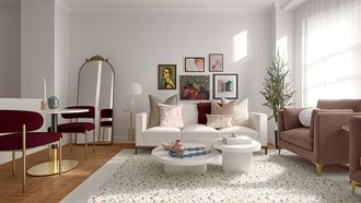 Classic, Glam Living Room by Havenly Interior Designer Courtney