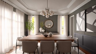 Organic Modern Dining Room by Havenly Interior Designer Martha