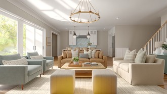 Modern, Classic, Transitional Living Room by Havenly Interior Designer Meagan