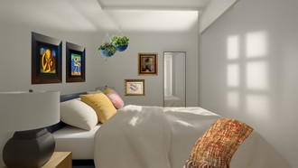 Eclectic Bedroom by Havenly Interior Designer Elisa