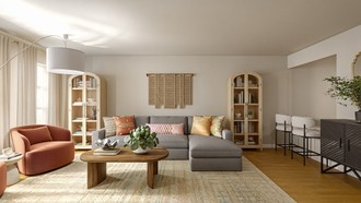 Bohemian, Organic Modern Living Room by Havenly Interior Designer Maria