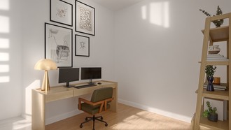 Minimal Office by Havenly Interior Designer Valeria