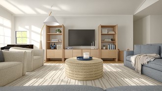 Scandinavian Living Room by Havenly Interior Designer Abigail