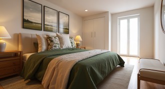 Transitional Bedroom by Havenly Interior Designer Sophia