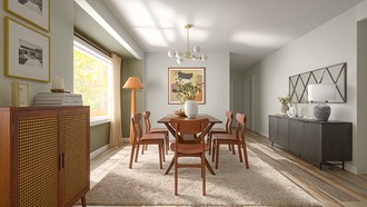Midcentury Modern Dining Room by Havenly Interior Designer Paula