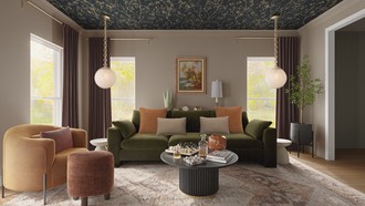 Contemporary, Eclectic, Parisian Modern Living Room by Havenly Interior Designer Gabriela