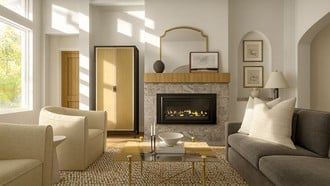 Organic Modern Living Room by Havenly Interior Designer Jessica