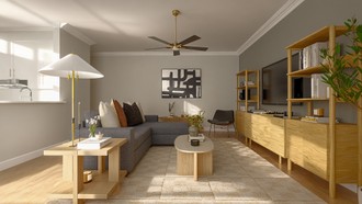 Contemporary Living Room by Havenly Interior Designer Juan