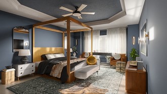 Classic, Glam, Traditional, Rustic, Transitional, Vintage Bedroom by Havenly Interior Designer Faith