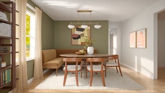 Midcentury Modern Dining Room by Havenly Interior Designer Paula