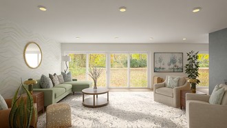 Contemporary, Traditional, Midcentury Modern, Parisian Modern Living Room by Havenly Interior Designer Megan