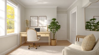 Contemporary, Coastal Office by Havenly Interior Designer Erika