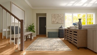 Classic, Rustic Entryway by Havenly Interior Designer Christina