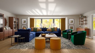 Eclectic, Midcentury Modern Living Room by Havenly Interior Designer Ivan