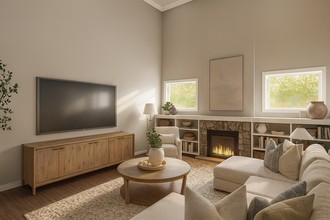 Transitional Living Room by Havenly Interior Designer Jessica