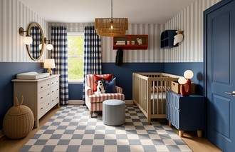 Eclectic, Bohemian, Preppy Bedroom by Havenly Interior Designer Giovanna