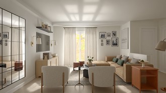 New Classic Living Room by Havenly Interior Designer Ciria