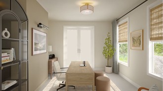 Transitional Office by Havenly Interior Designer Lexie