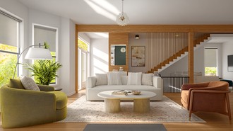 Contemporary, Midcentury Modern, Organic Modern Living Room by Havenly Interior Designer Zehra